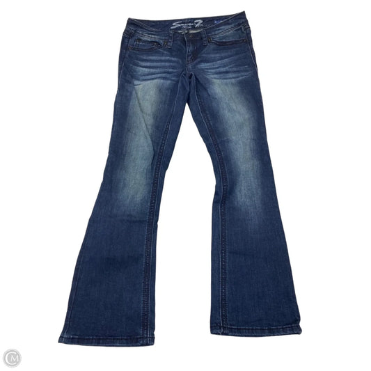 Jeans Boot Cut By Seven 7 In Blue Denim, Size: 10