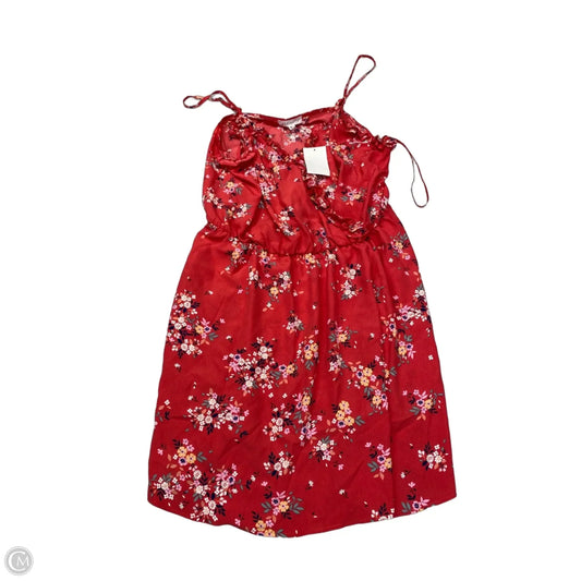 Dress Casual Short By Socialite In Floral Print, Size: Xl