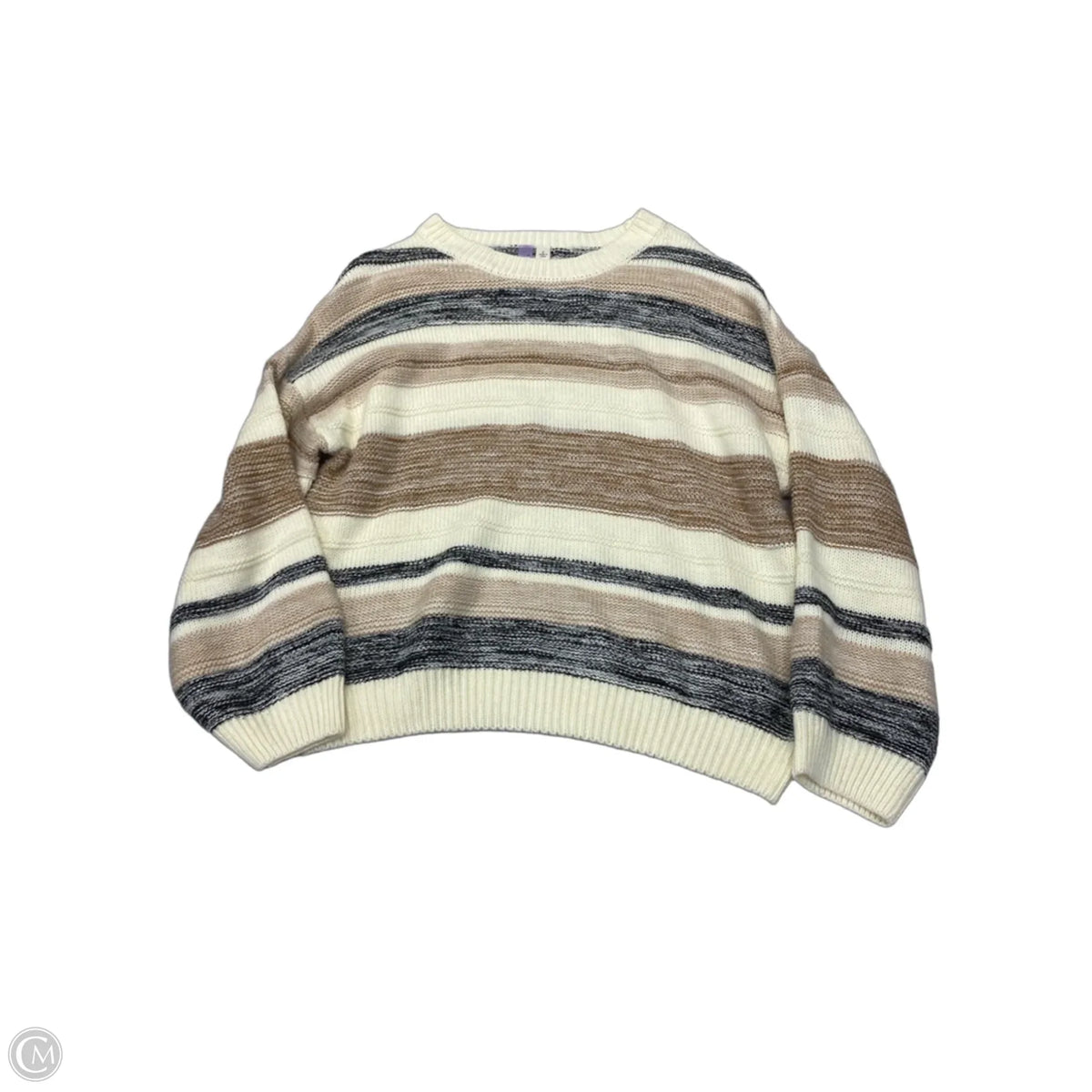 Sweater By Alya In Striped Pattern, Size: L