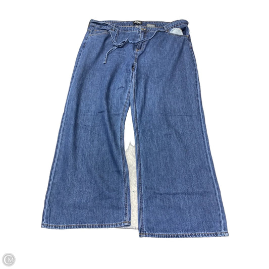 Jeans Wide Leg By Buffalo David Bitton In Blue Denim, Size: 18