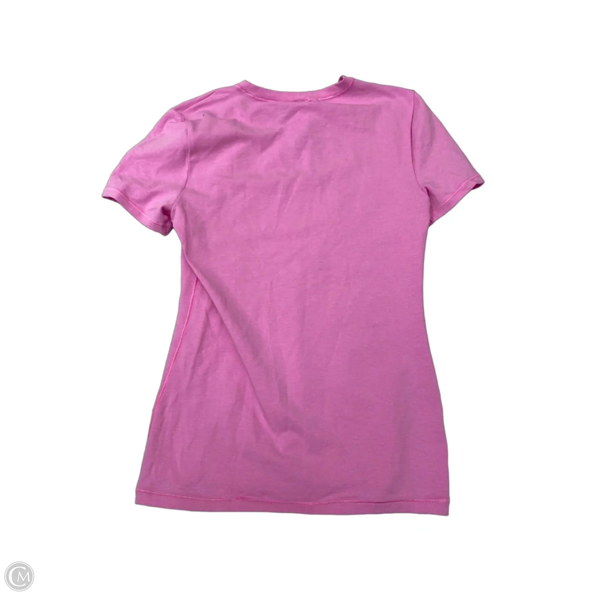 Top Short Sleeve Basic By Pink In Pink, Size: S
