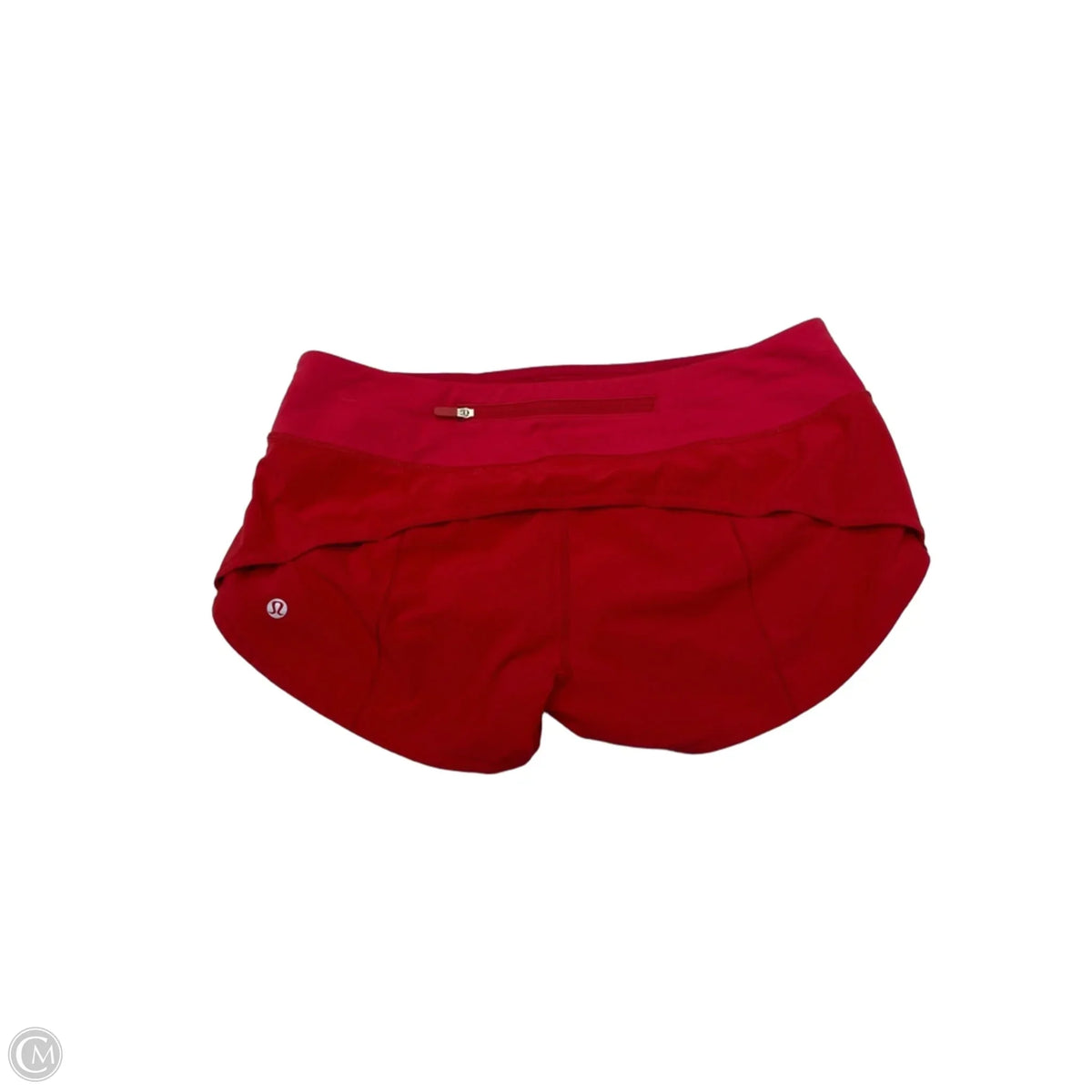 Athletic Shorts By Lululemon In Red, Size: 6
