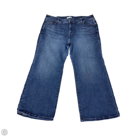 Jeans Flared By Lane Bryant In Blue Denim, Size: 24