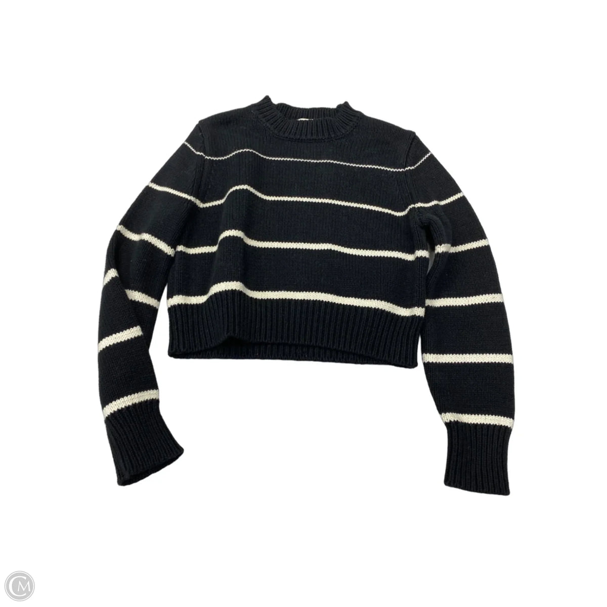 Sweater By Z Supply In Black & White, Size: S