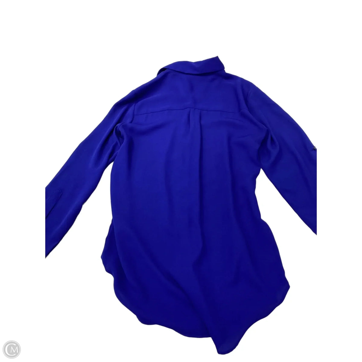 Blouse Long Sleeve By Mossimo In Blue, Size: Xs