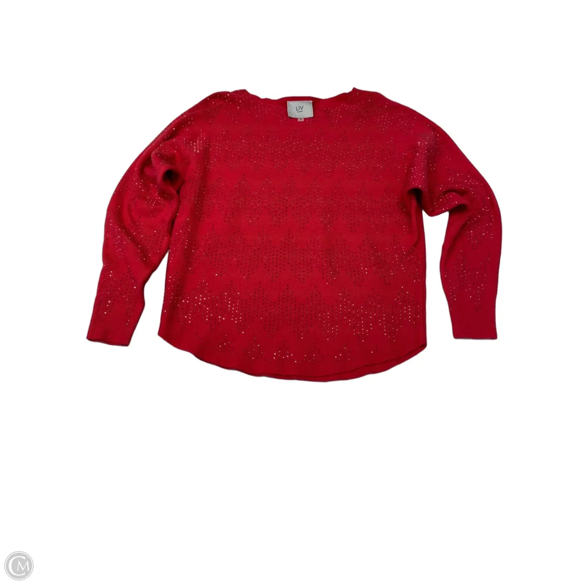 Sweater By Clothes Mentor In Red, Size: S