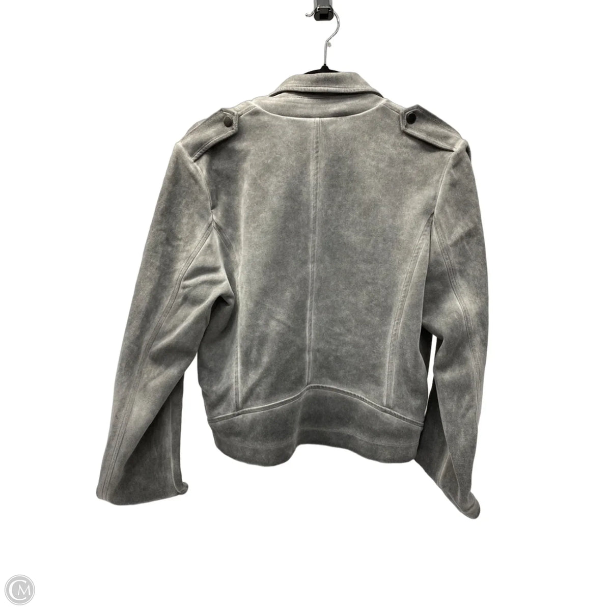 Jacket Moto By Bagatelle In Grey, Size: L