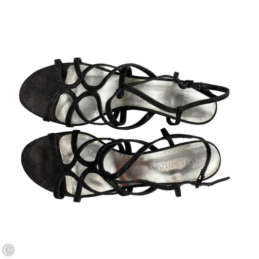 Sandals Designer By Stuart Weitzman In Black, Size: 8.5