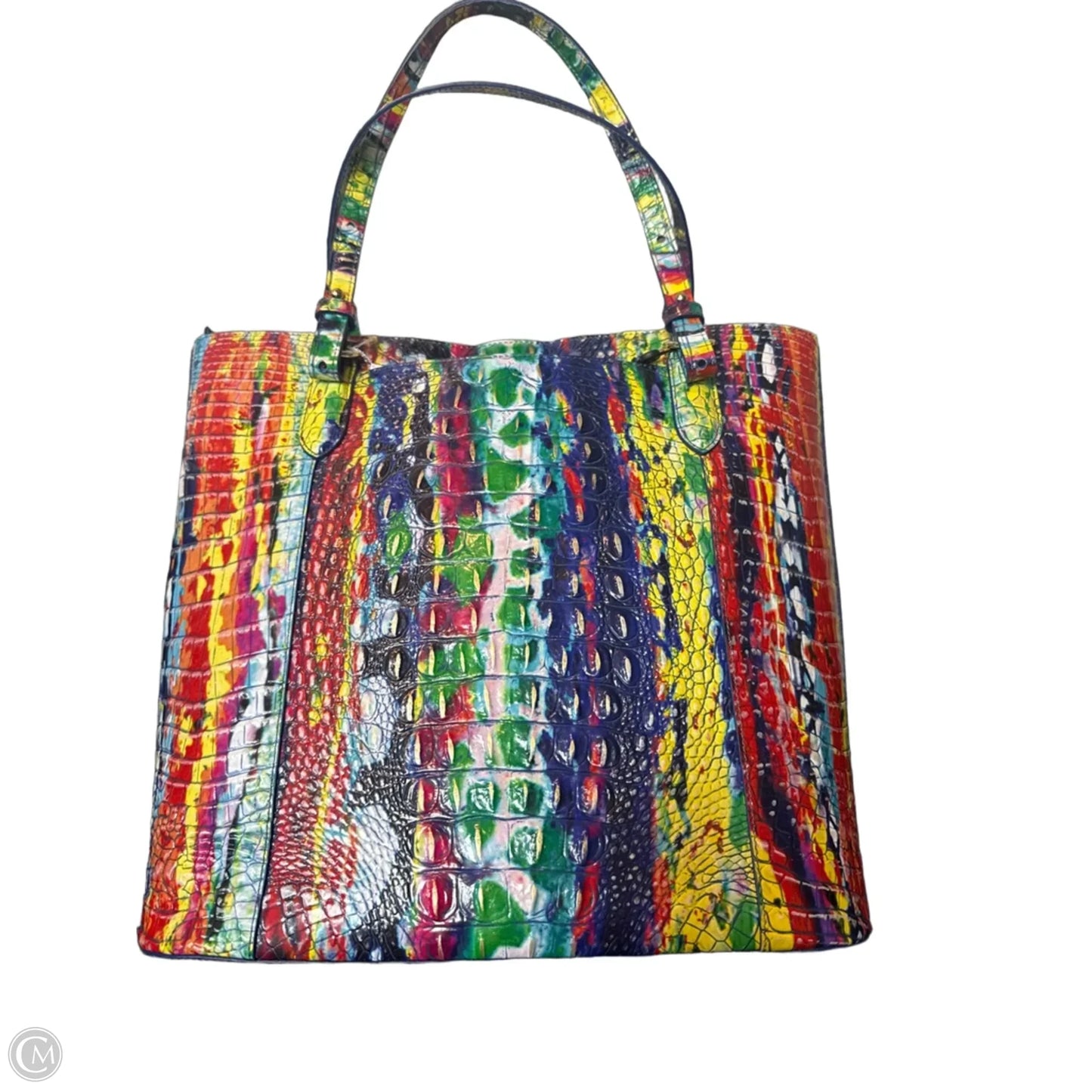 Tote Designer By Brahmin, Size: Large