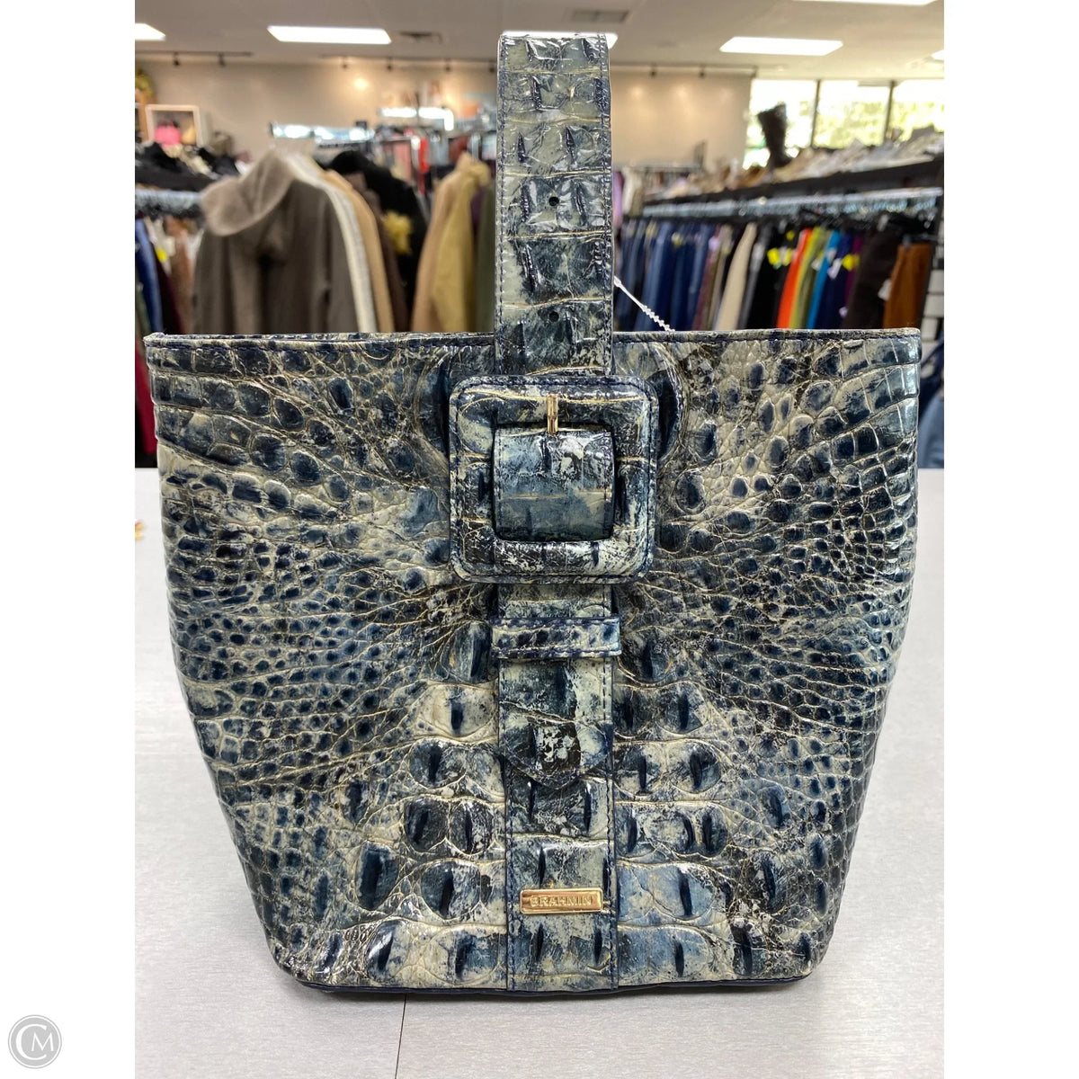 Tote Designer By Brahmin, Size: Small