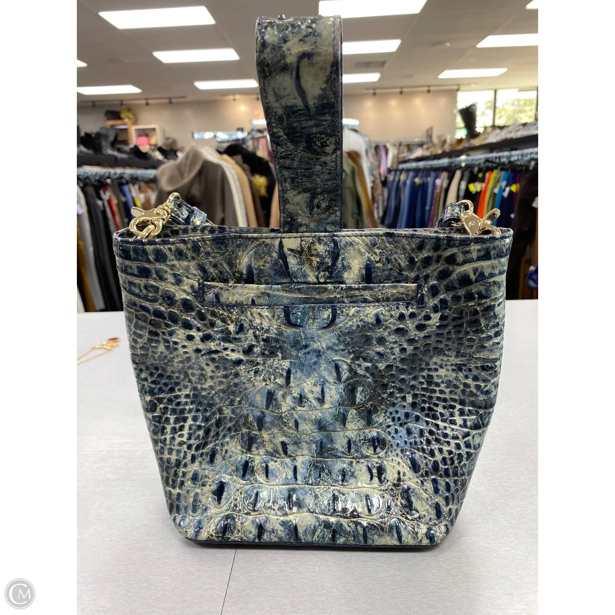 Tote Designer By Brahmin, Size: Small