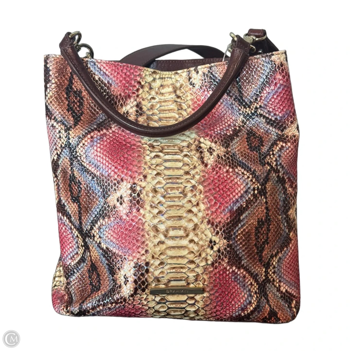 Tote Designer By Brahmin, Size: Medium