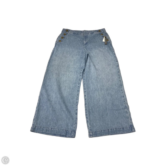 Jeans Wide Leg By Talbots In Blue, Size: 8p