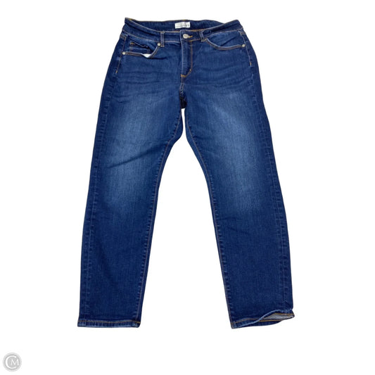 Jeans Skinny By Loft In Blue, Size: 12