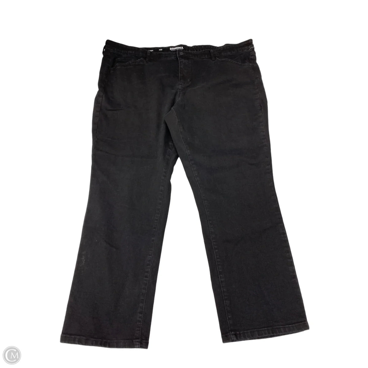 Jeans Straight By Sonoma In Black, Size: 24