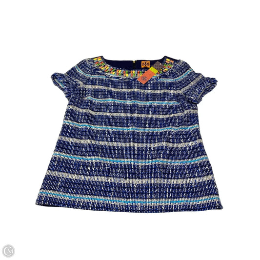 Top Short Sleeve Designer By Tory Burch In Multi-colored, Size: 12