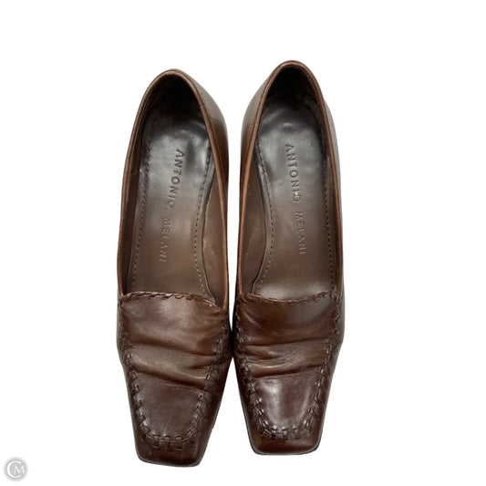 Shoes Heels Block By Antonio Melani In Brown, Size: 6.5
