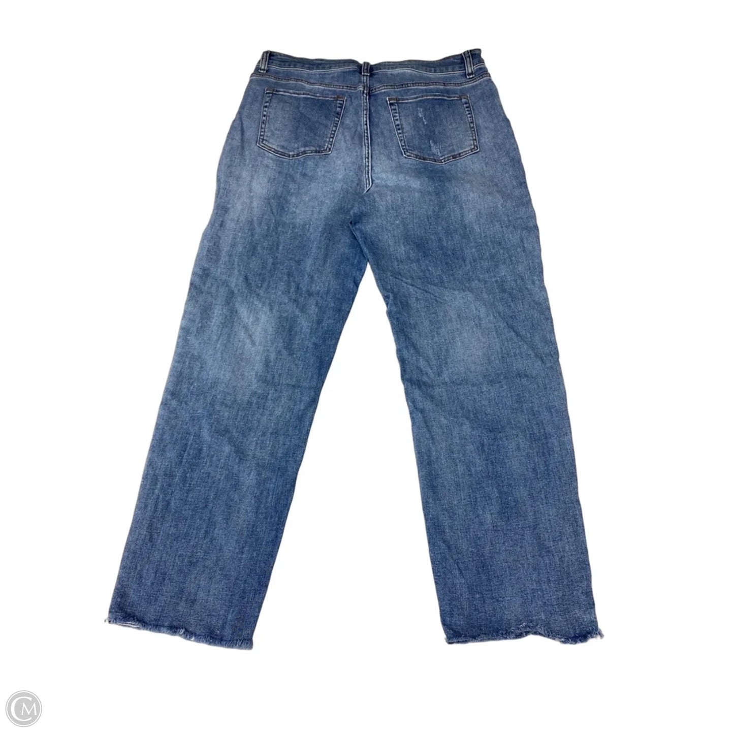 Jeans Straight By Time And Tru In Blue, Size: 16