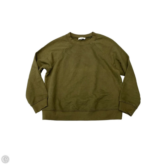 Top Long Sleeve By Adriano Goldschmied In Green, Size: S