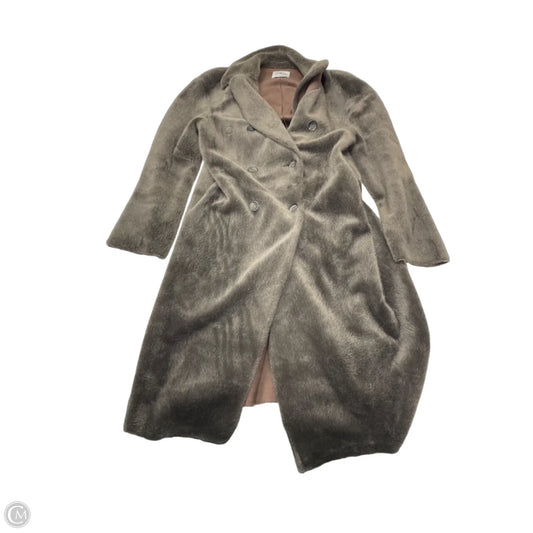 Coat Faux Fur & Sherpa By Zara In Brown, Size: S