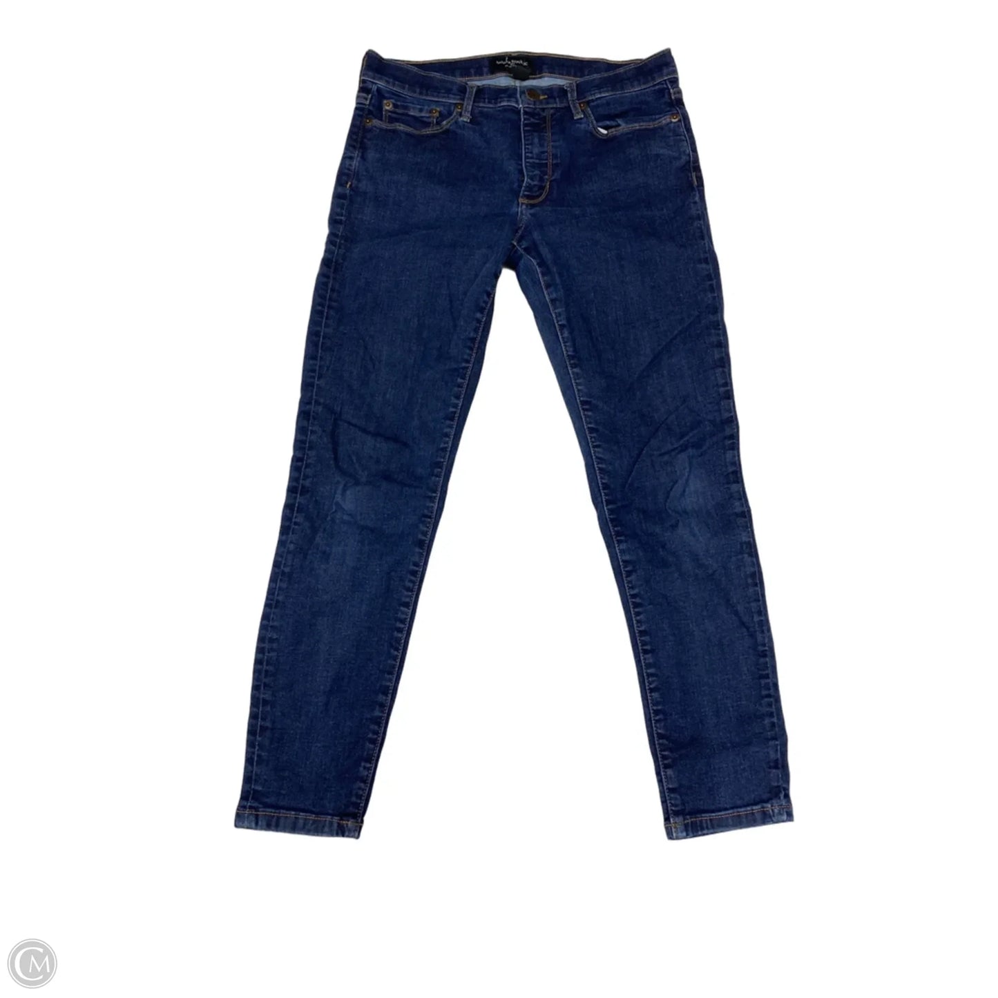 Jeans Skinny By Banana Republic In Blue, Size: 8