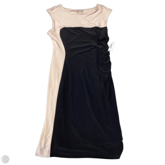 Dress Work By Dressbarn In Black & Pink, Size: L