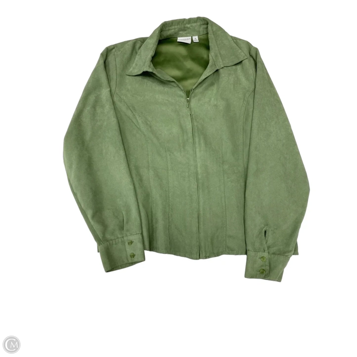 Jacket Shirt By Sonoma In Green, Size: Xl
