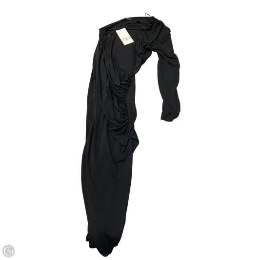 Dress Party Midi By Zara In Black, Size: M