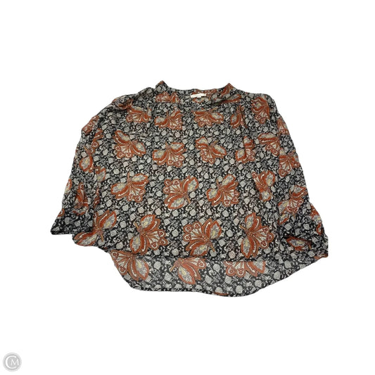 Top Long Sleeve By Suzanne Betro In Multi-colored, Size: 2x