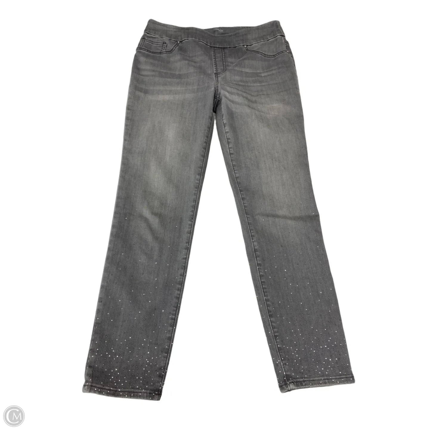 Pants Leggings By Chicos In Grey, Size: 4