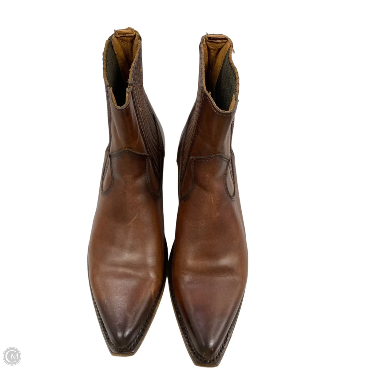Boots Designer By Frye In Brown, Size: 7.5