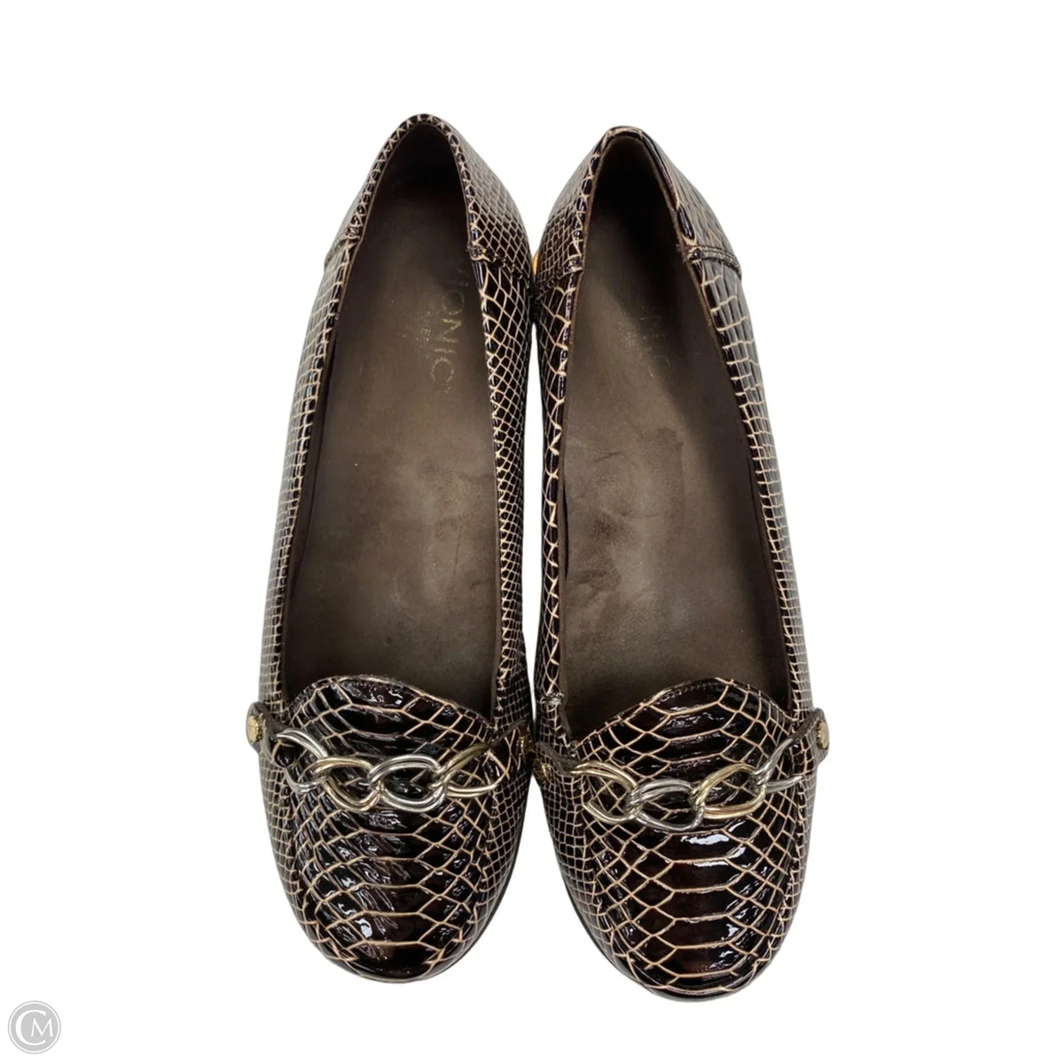 Shoes Flats By Vionic In Brown, Size: 9.5