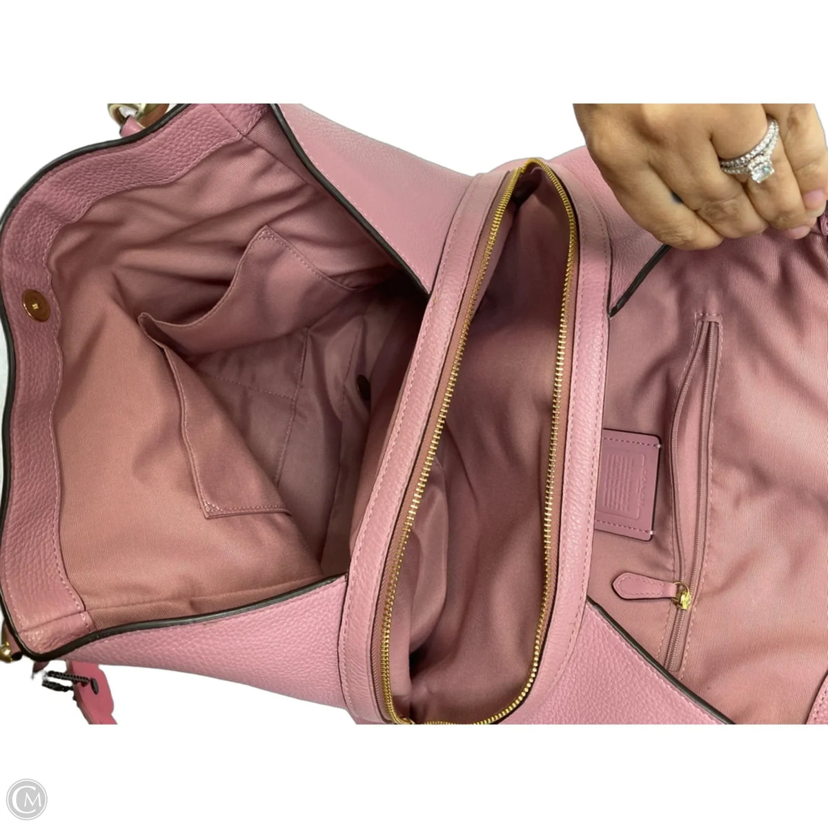 Handbag Designer By Coach, Size: Medium