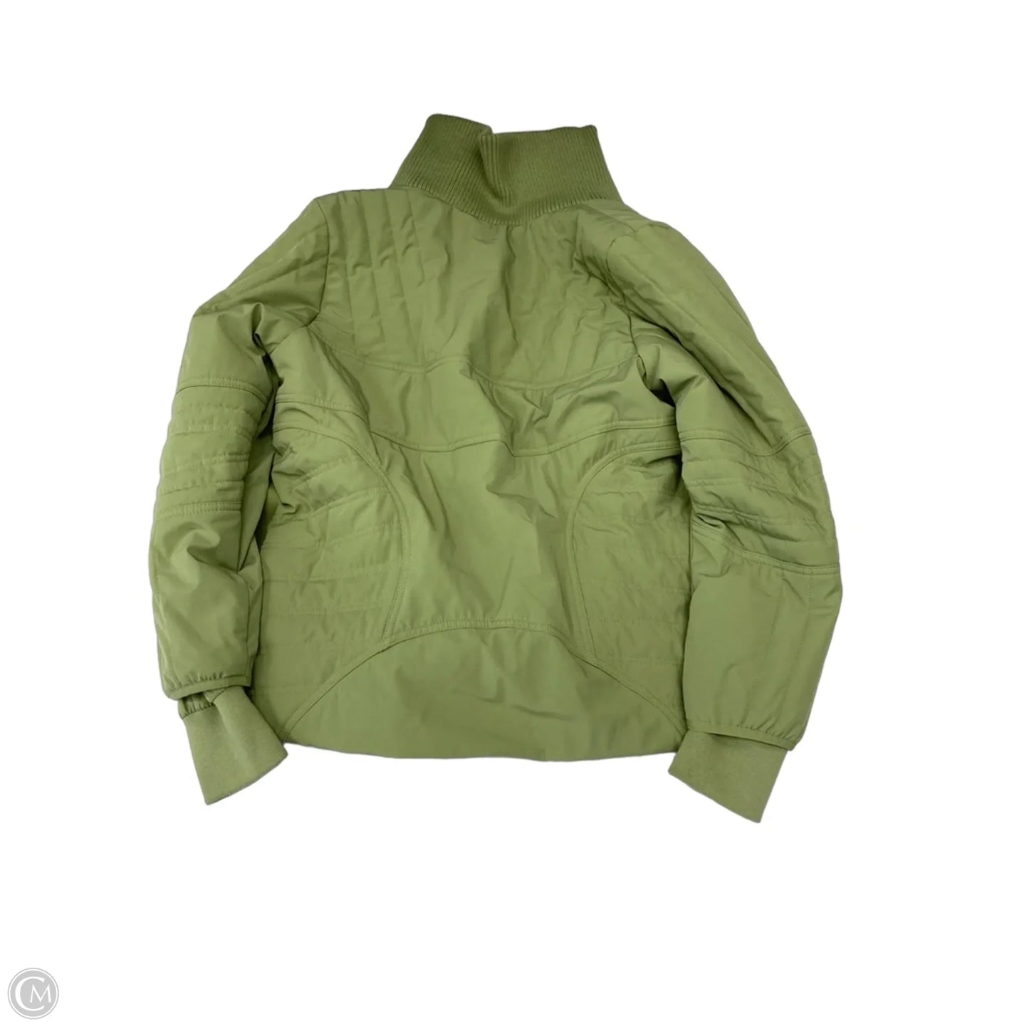 Jacket Puffer & Quilted By Cabi In Green, Size: L