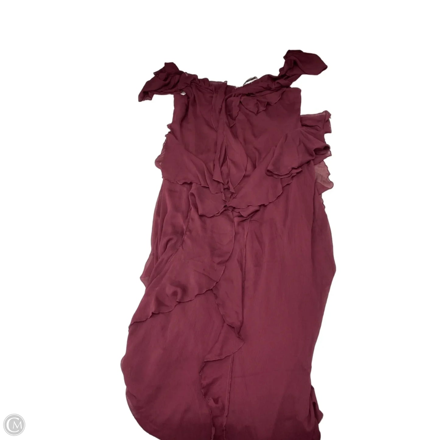 Dress Casual Maxi By Loft In Maroon, Size: 1x