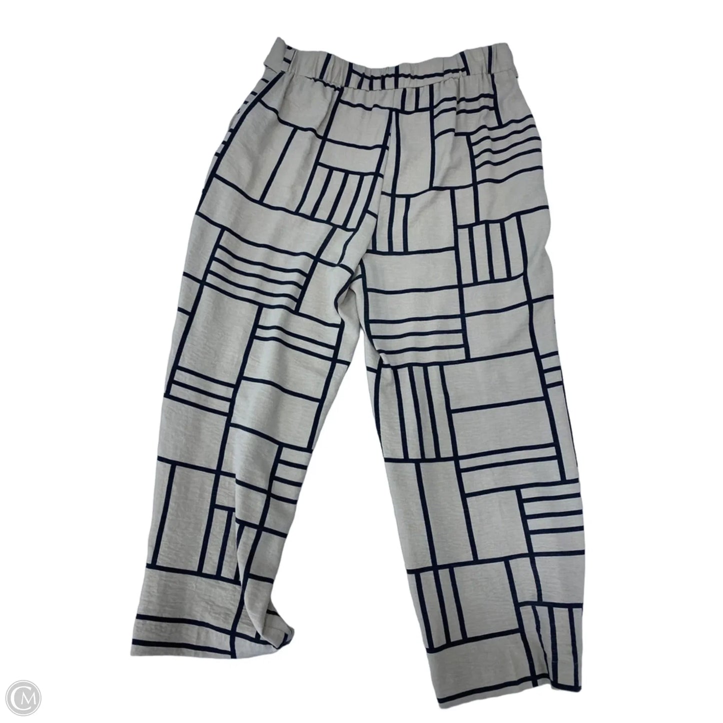 Pants Dress By Cmc In Black & Cream, Size: M