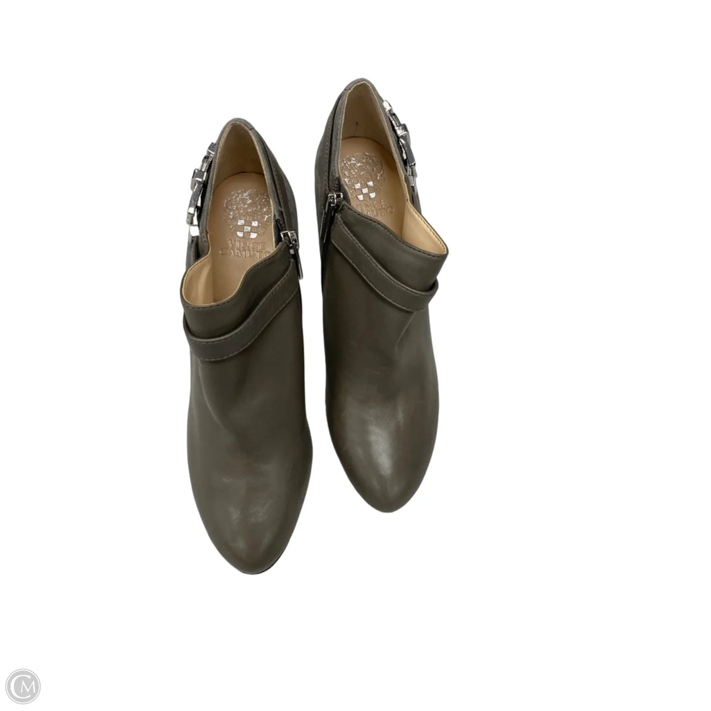 Boots Ankle Heels By Vince Camuto In Grey, Size: 9.5