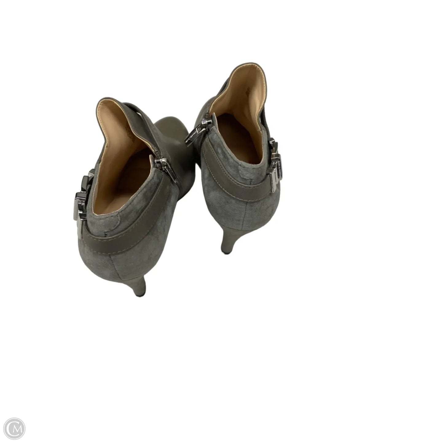 Boots Ankle Heels By Vince Camuto In Grey, Size: 9.5