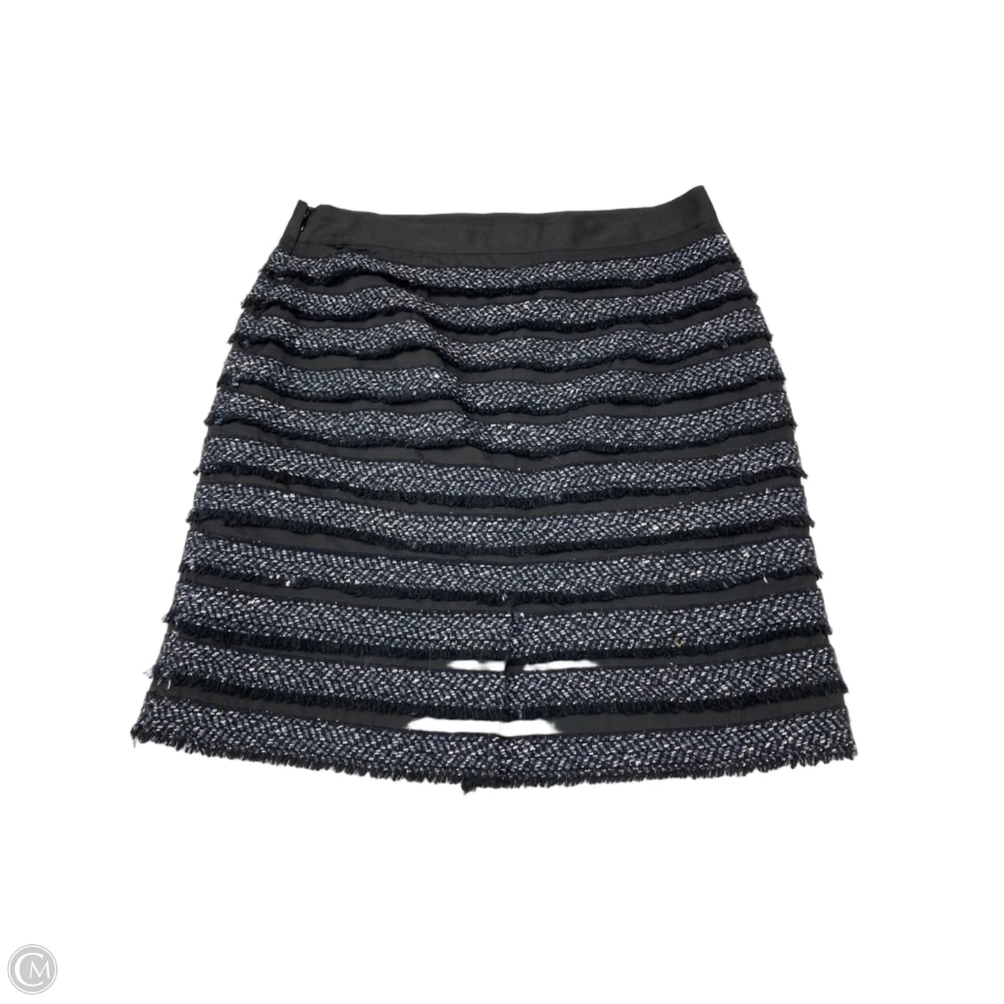 Skirt Midi By Cmc In Black & Grey, Size: 4