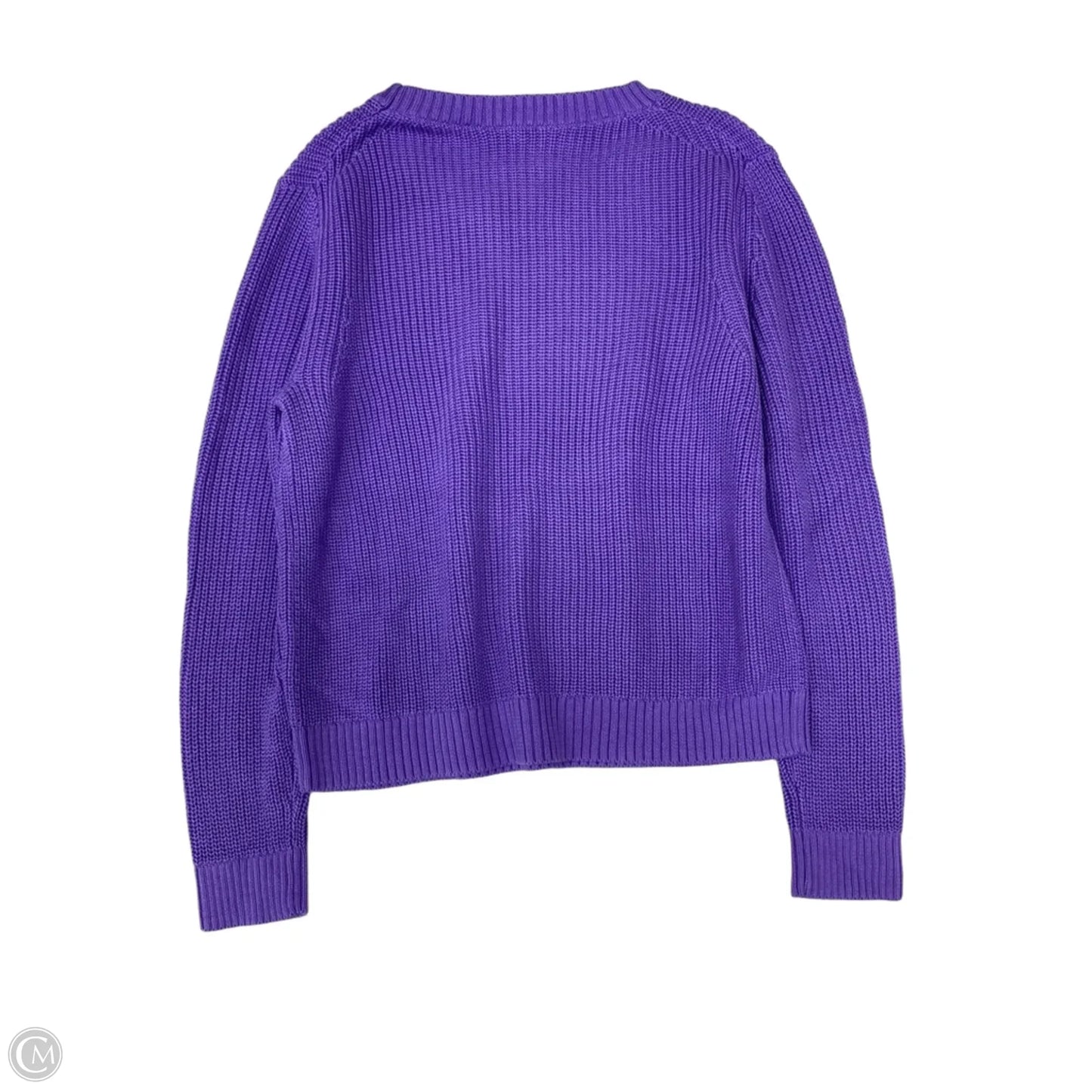 Sweater By Talbots In Purple, Size: Lp