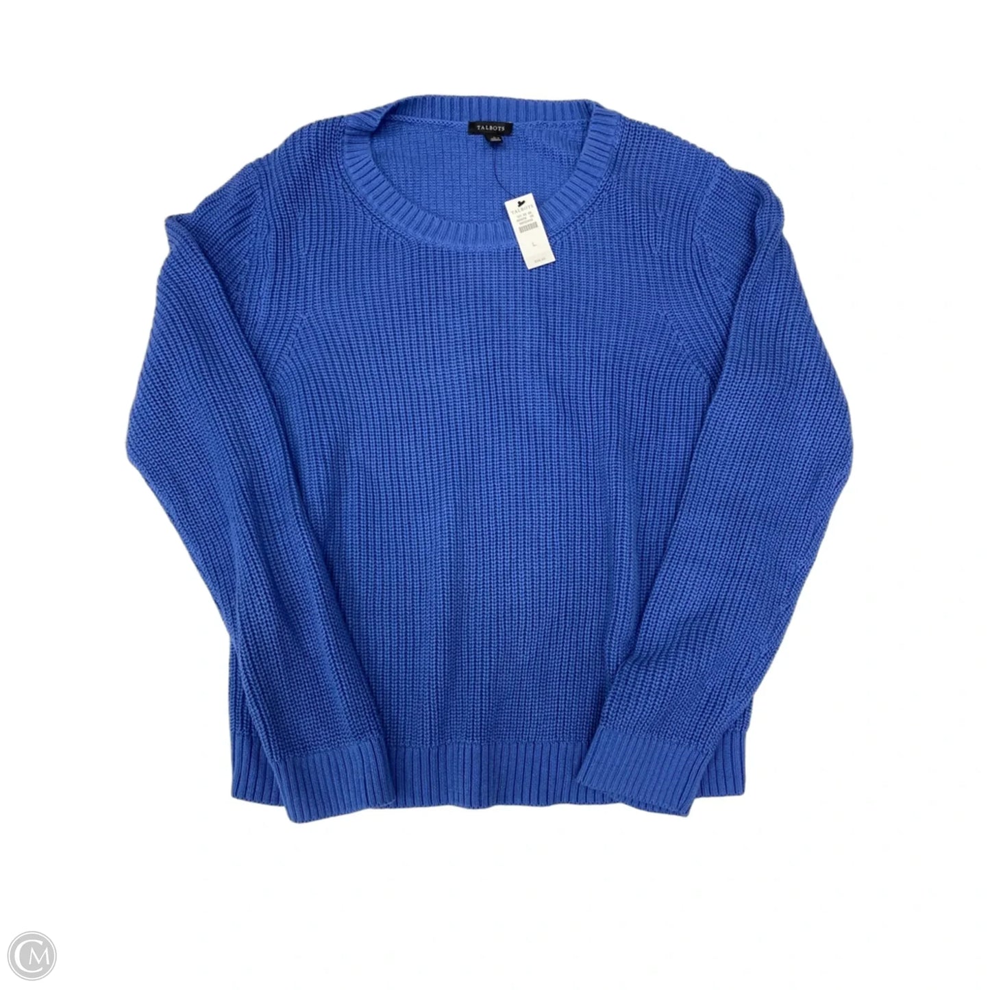 Sweater By Talbots In Blue, Size: L