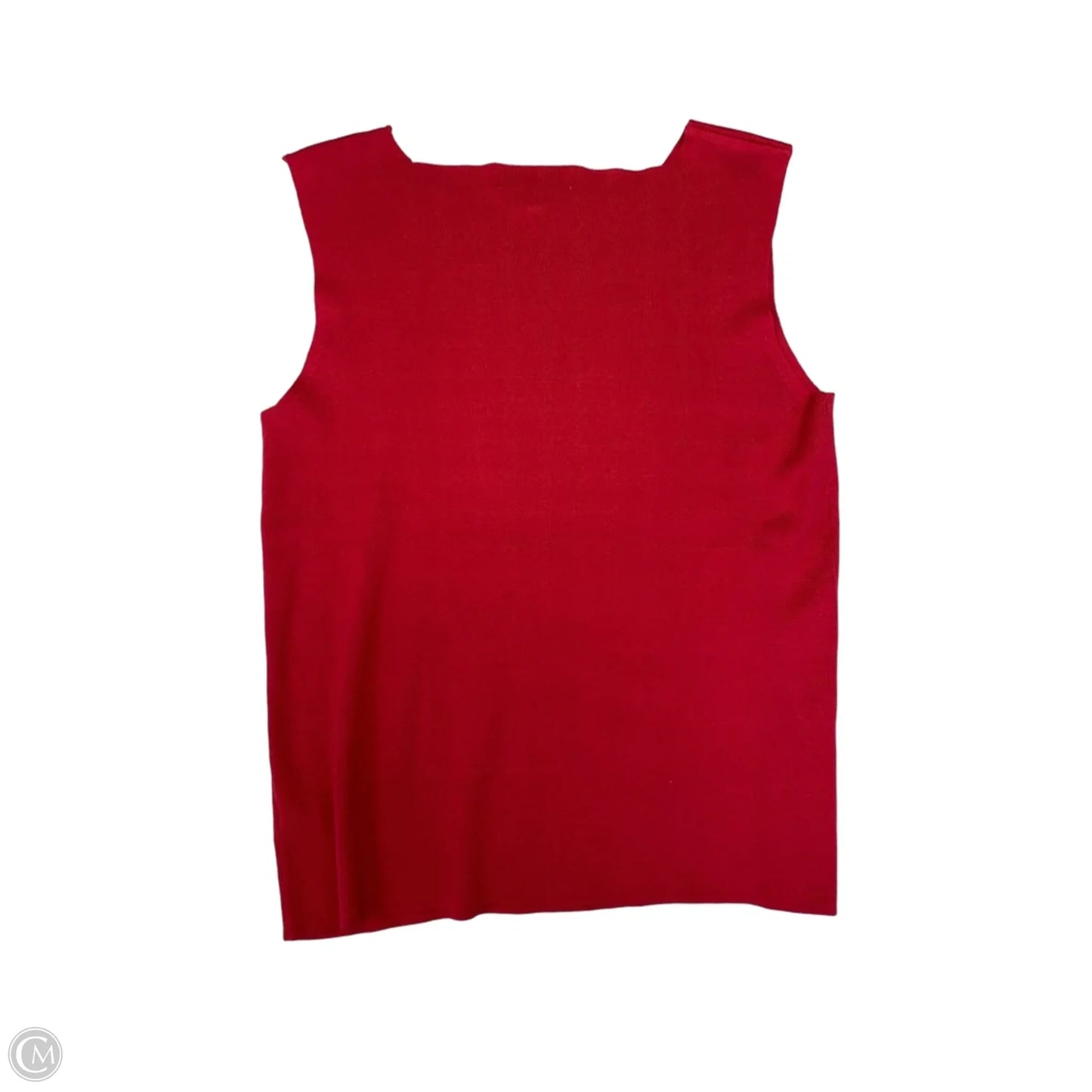 Top Sleeveless Basic By Coldwater Creek In Red, Size: L