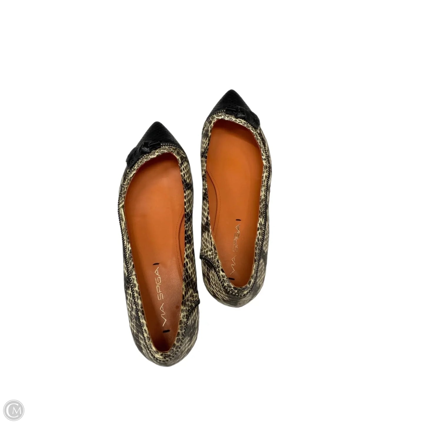 Shoes Flats By Via Spiga In Snakeskin Print, Size: 7