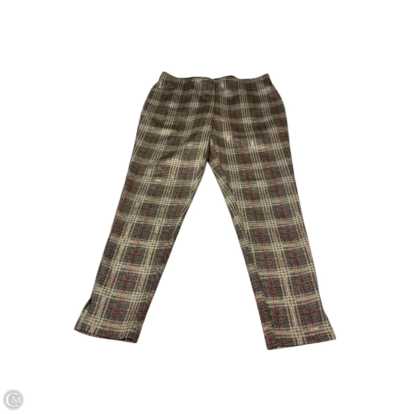 Pants Dress By Zac And Rachel In Plaid Pattern, Size: L