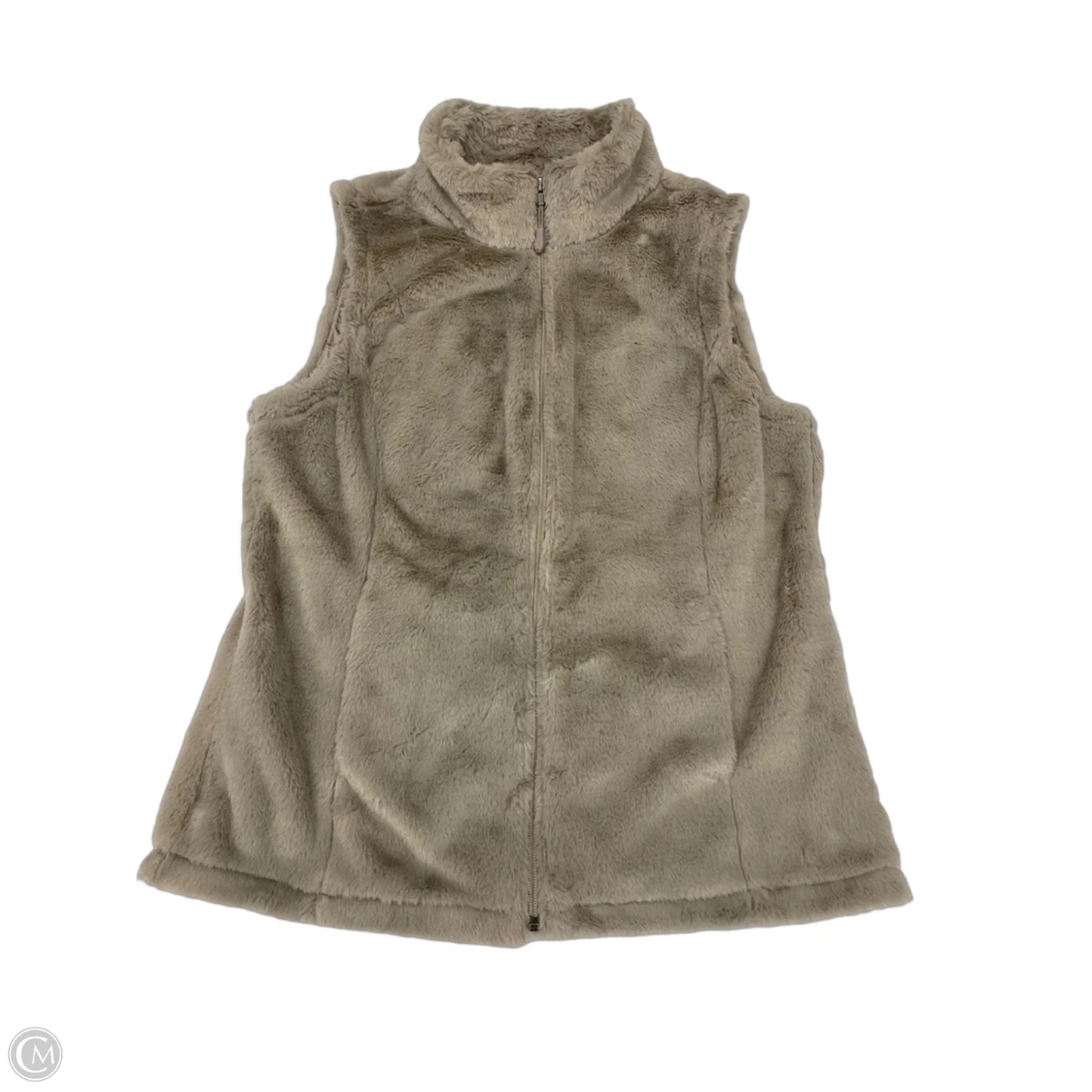 Vest Faux Fur & Sherpa By Cmf In Tan, Size: S