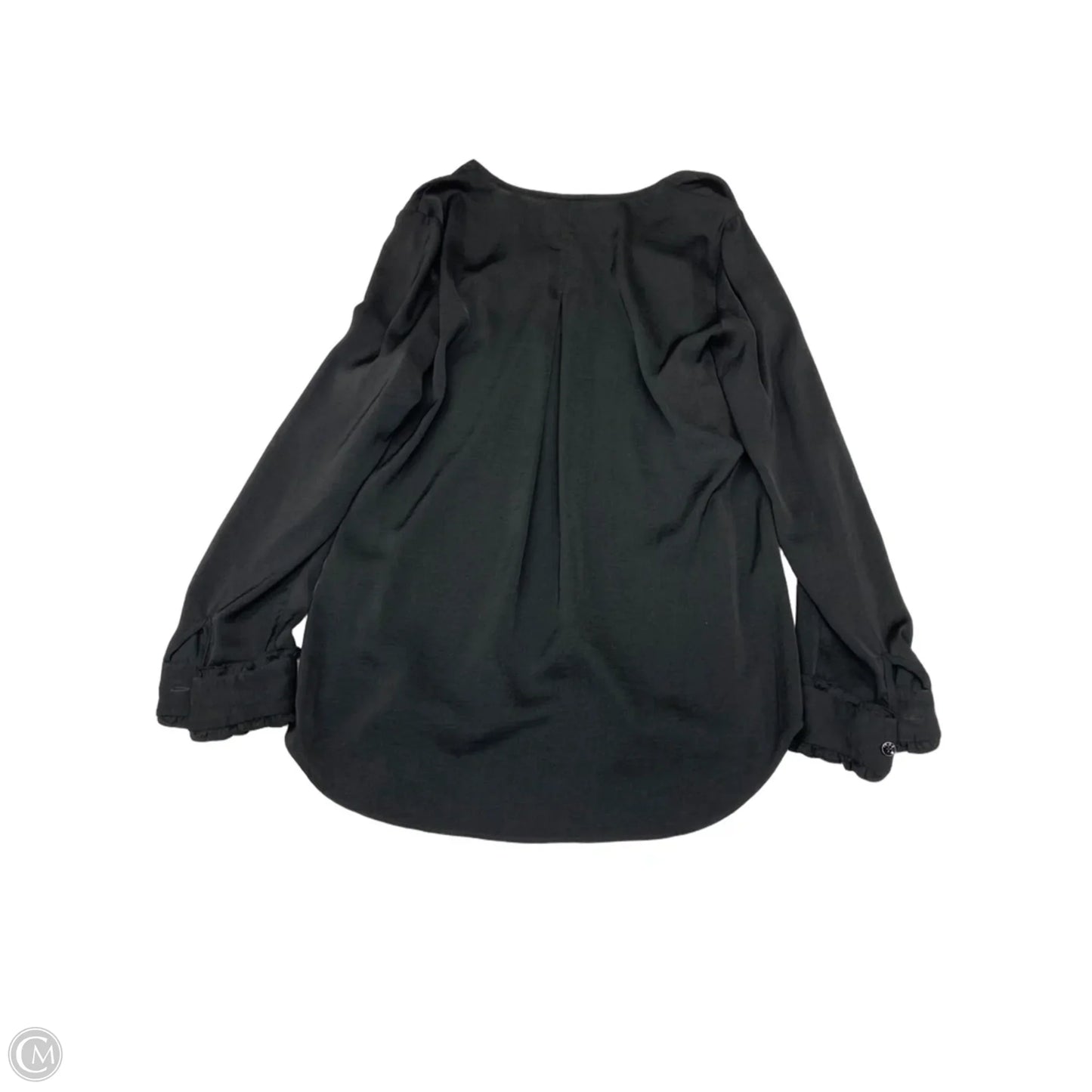 Top Long Sleeve Basic By Cabi In Black, Size: M