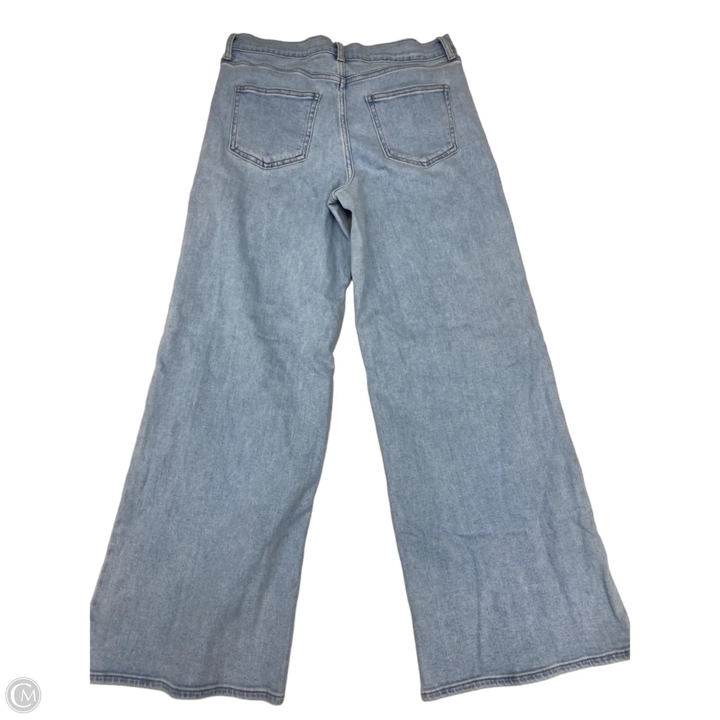 Jeans Wide Leg By Just Usa In Blue, Size: 14