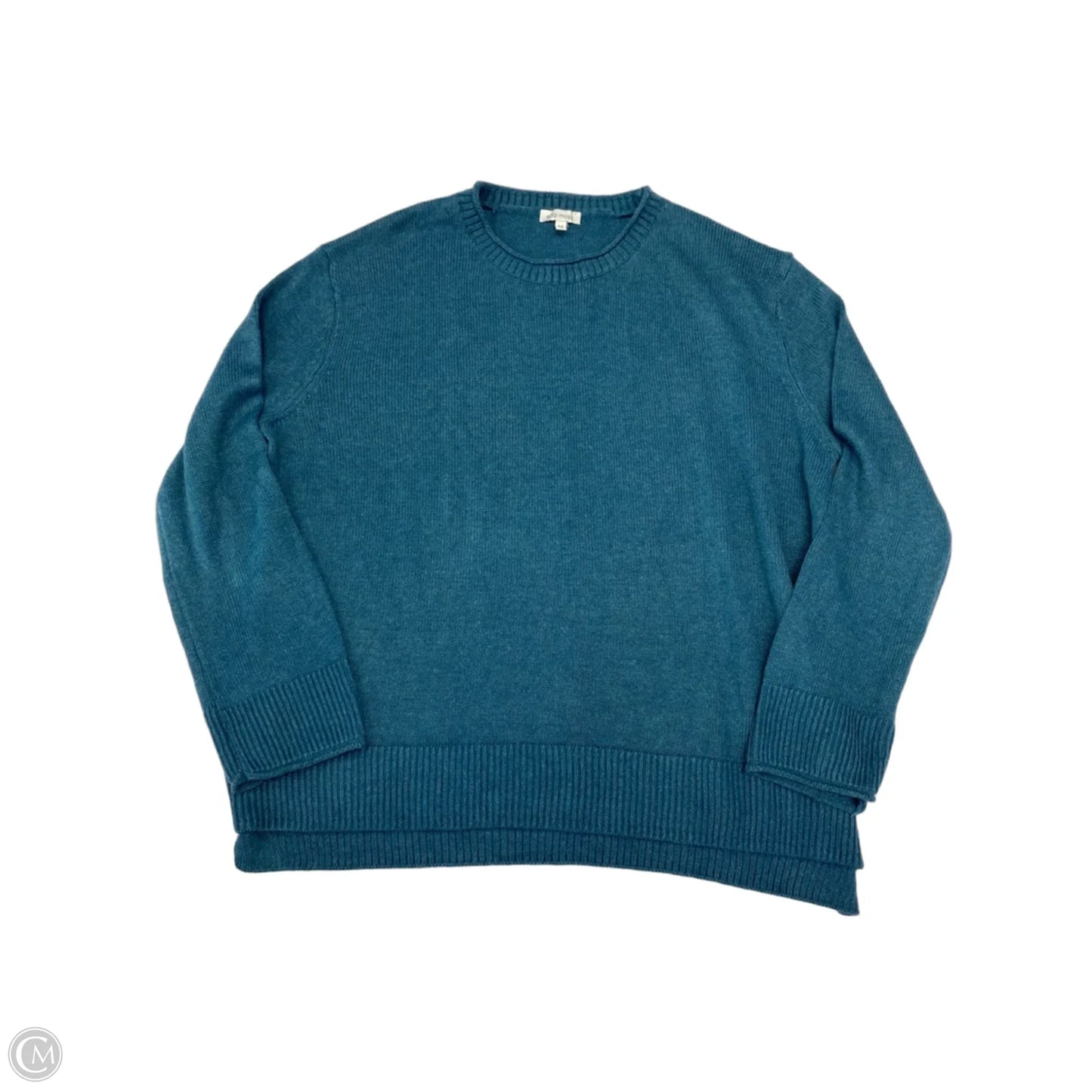 Sweater By Ella Moss In Aqua, Size: M