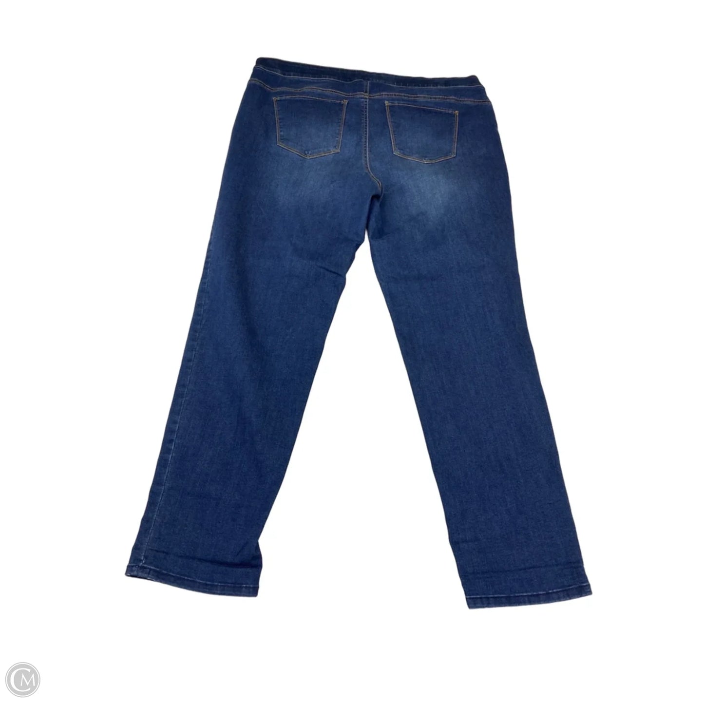 Jeans Skinny By Croft And Barrow In Blue, Size: 16