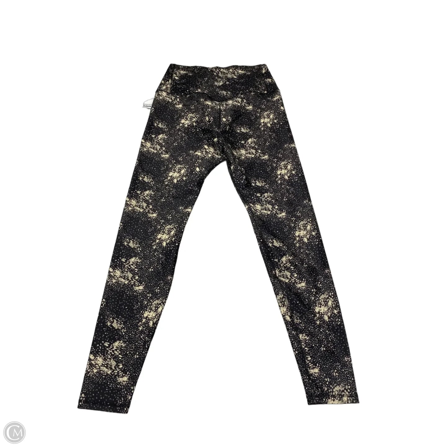 Athletic Leggings By Old Navy In Black & Cream, Size: Xl